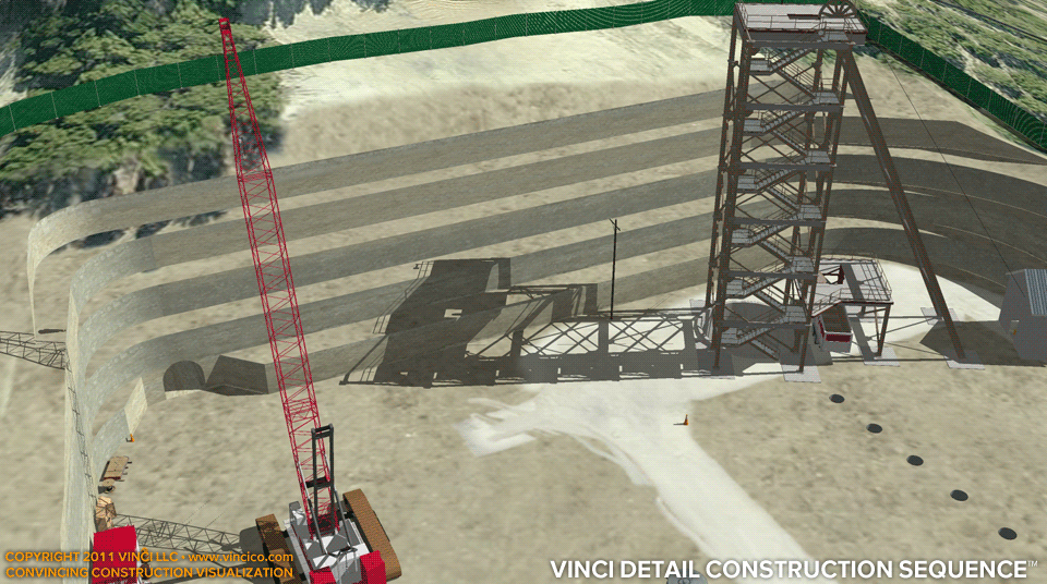 annotated 4d construction site detail