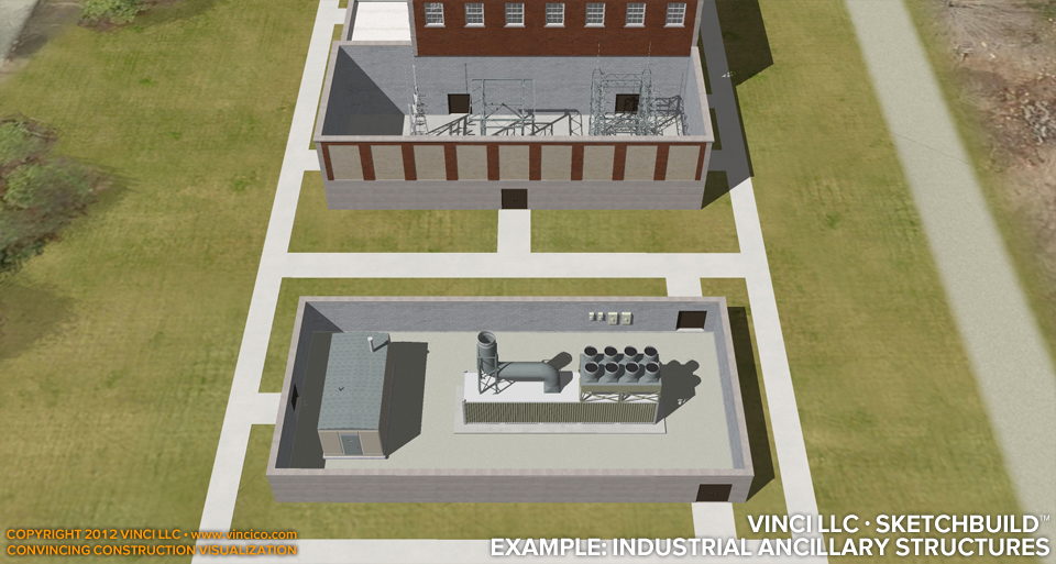 Schematic Master Plan Central Utility Plant Ancillary Structures Equipment