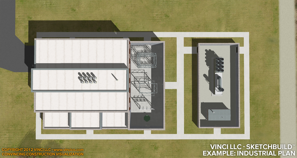 Schematic Master Plan Central Utility Plant Plan View