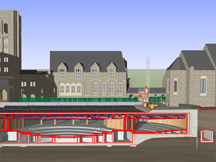 4d virtual construction worksite section