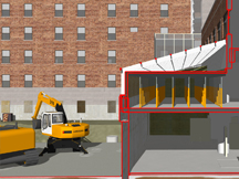 4d virtual construction section healthcare demolition excavation bank retention
