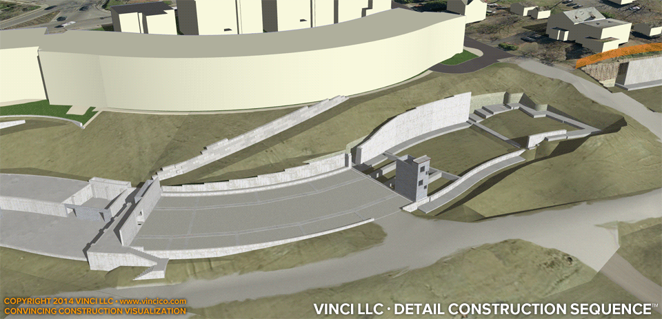 4d virtual construction visualization schedule overview.