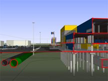 4d virtual construction worksite section