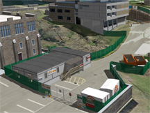 4d virtual construction worksite section