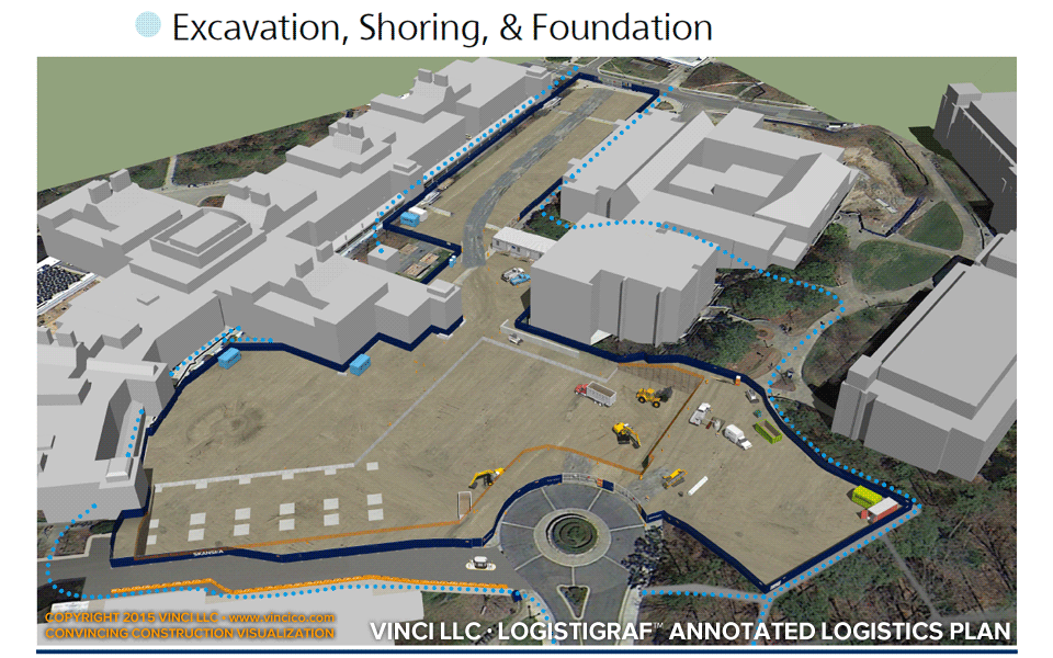 4d virtual construction schedule logistics