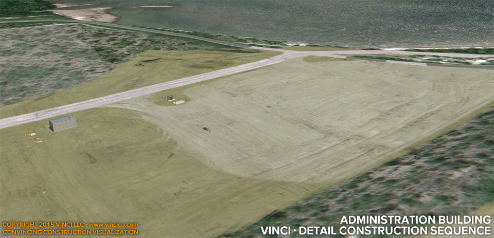 4d virtual construction simulation worksite detail.