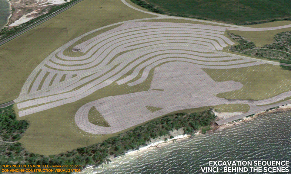 construction worksite terrain modeling