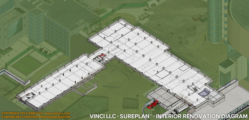 interior renovation phasing diagram