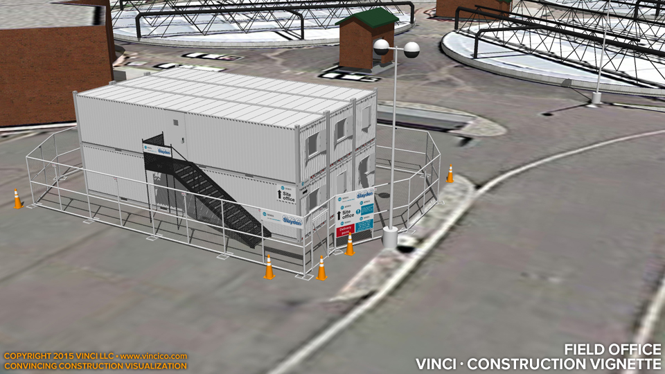 virtual construction custom branded field office