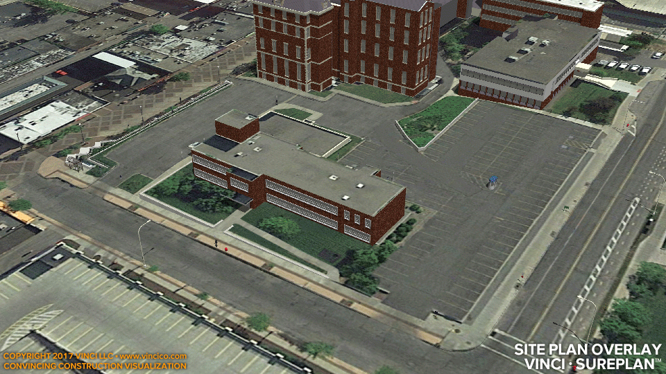 preconstruction 3d civil site plan overlay
