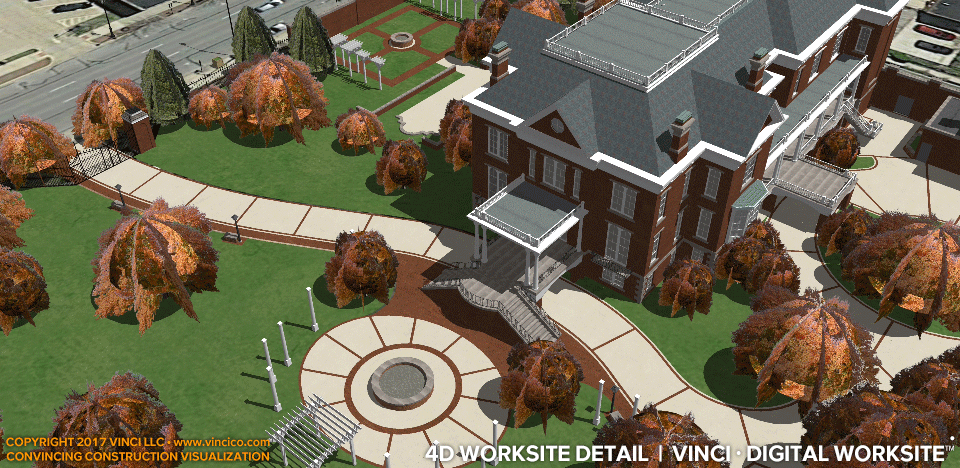 State Executive Mansion facade work