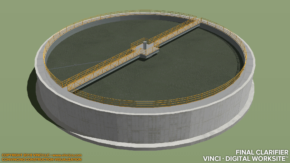 Vinci LLC | Wet Infrastructure Facility | Final Clarifier