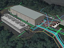 projected existing site utilities