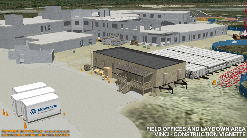 3d construction logistics plan