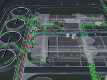 yard piping simulation