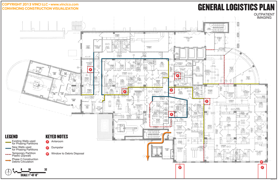 Construction graphics logistics