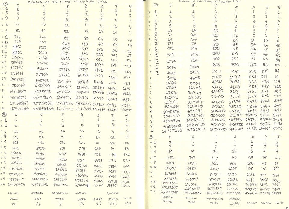 Study of the Powers of Simple Primes in Selected Bases