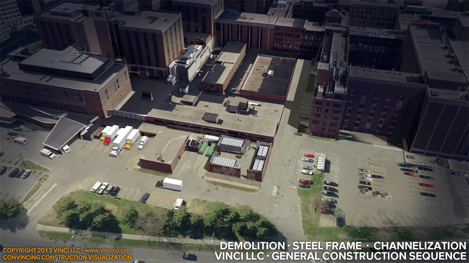 4d virtual construction visualization logistics overview.